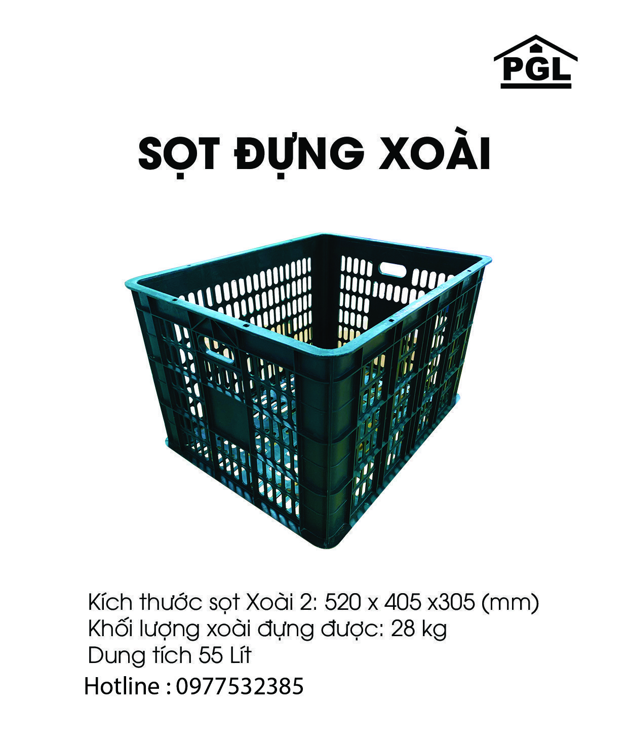 Sọt đựng Xoài 28 kg