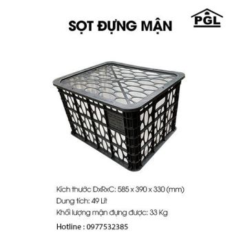 Sọt đựng mận 33kg